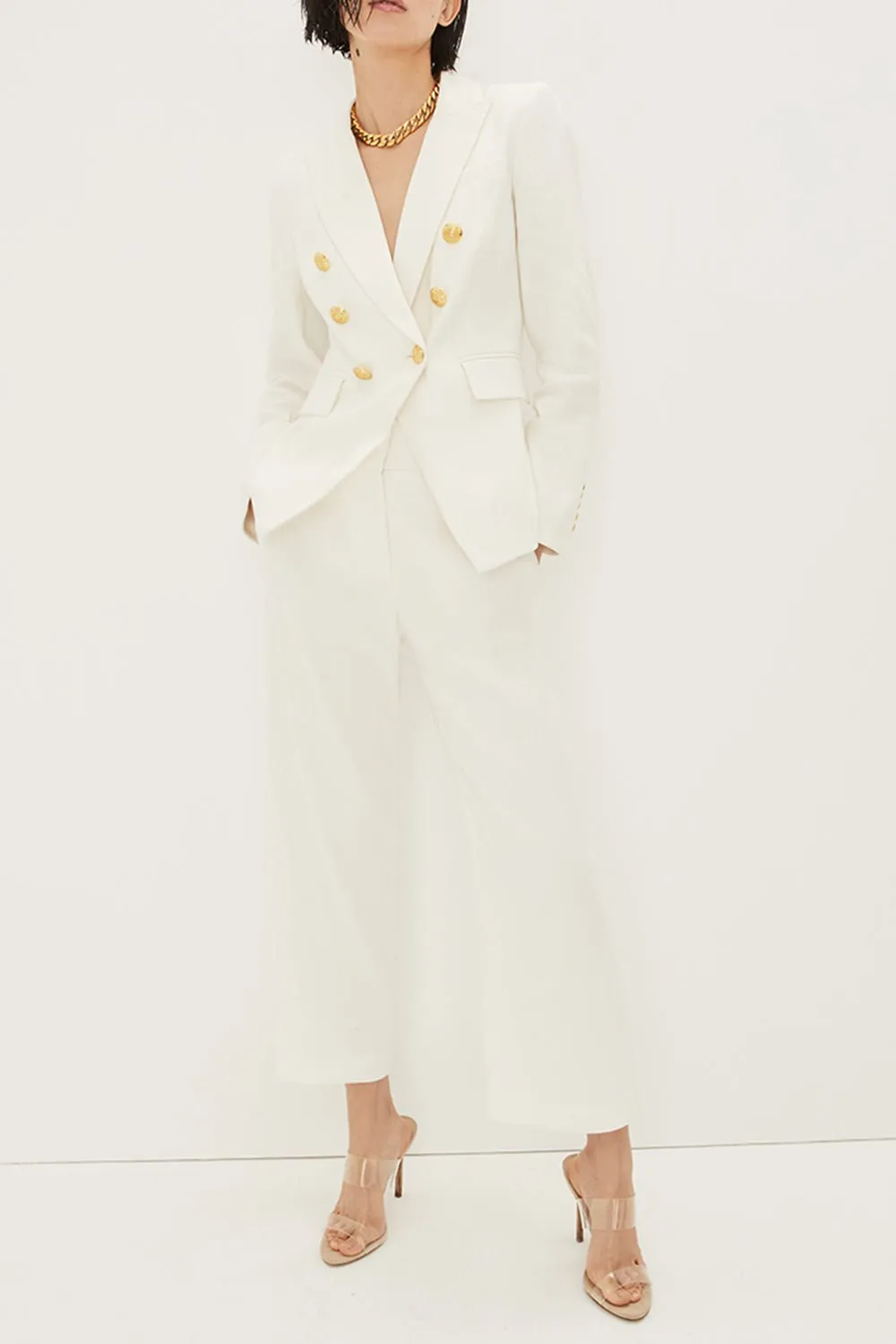 Aubrie Pant - White
