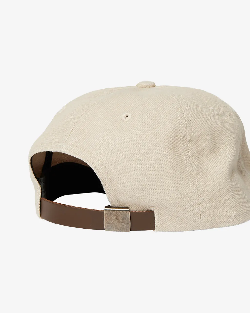 Blocked Logo 6 Panel Cap Off White