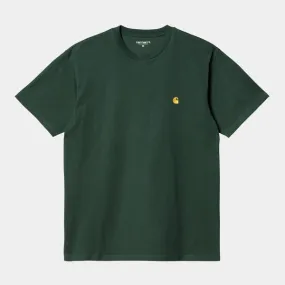 Carhartt WIP Chase T-Shirt - Discovery Green / Gold
