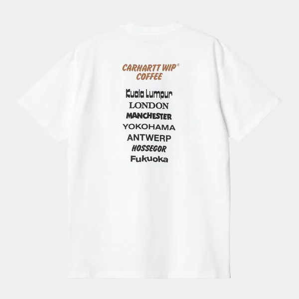 Carhartt WIP Coffee T-Shirt - White