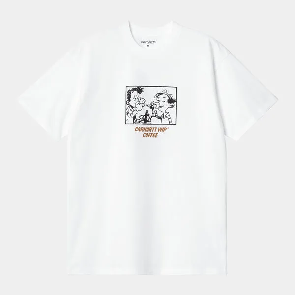 Carhartt WIP Coffee T-Shirt - White