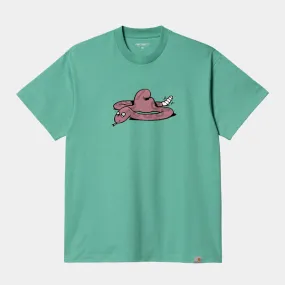 Carhartt WIP Snek T-Shirt - Aqua Green
