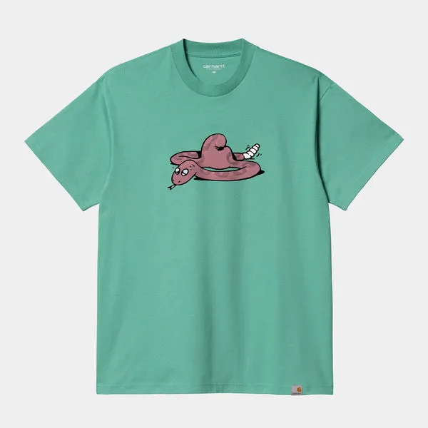 Carhartt WIP Snek T-Shirt - Aqua Green