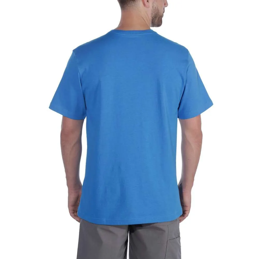 Carhartt&#x20;104267&#x20;Southern&#x20;Block&#x20;Logo&#x20;T-Shirt&#x20;-&#x20;Bolt&#x20;Blue