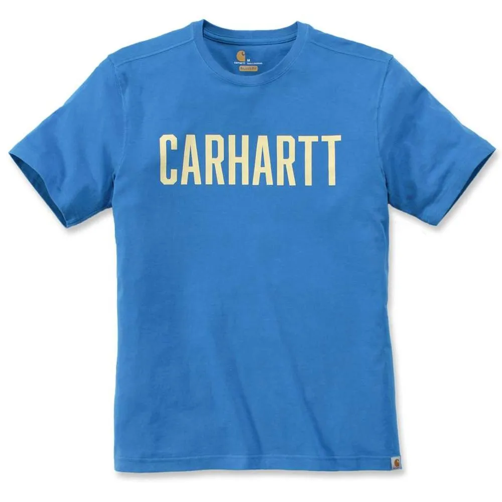 Carhartt&#x20;104267&#x20;Southern&#x20;Block&#x20;Logo&#x20;T-Shirt&#x20;-&#x20;Bolt&#x20;Blue