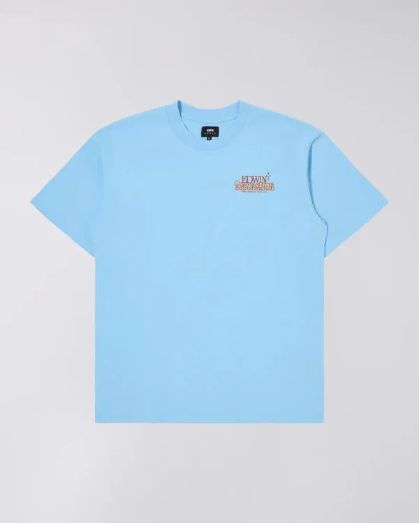 Edwin Emanation T-Shirt - Sky Blue