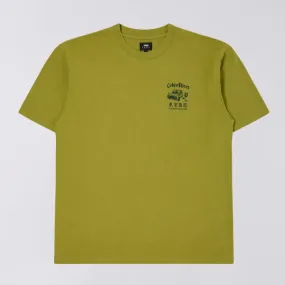 Edwin Tokyo Roses T-Shirt - Wakame Green