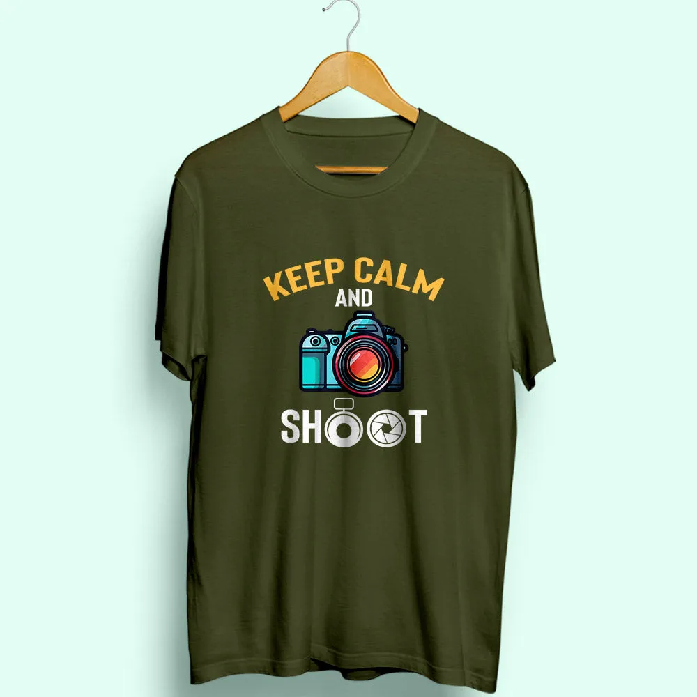 Keep Calm And Shoot Half Sleeve T-Shirt
