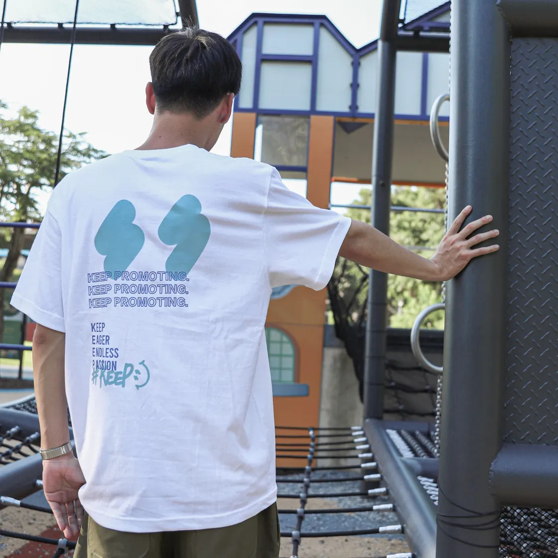 Kickstage #KEEP Bubble Cloud Smile Tee [KS172]