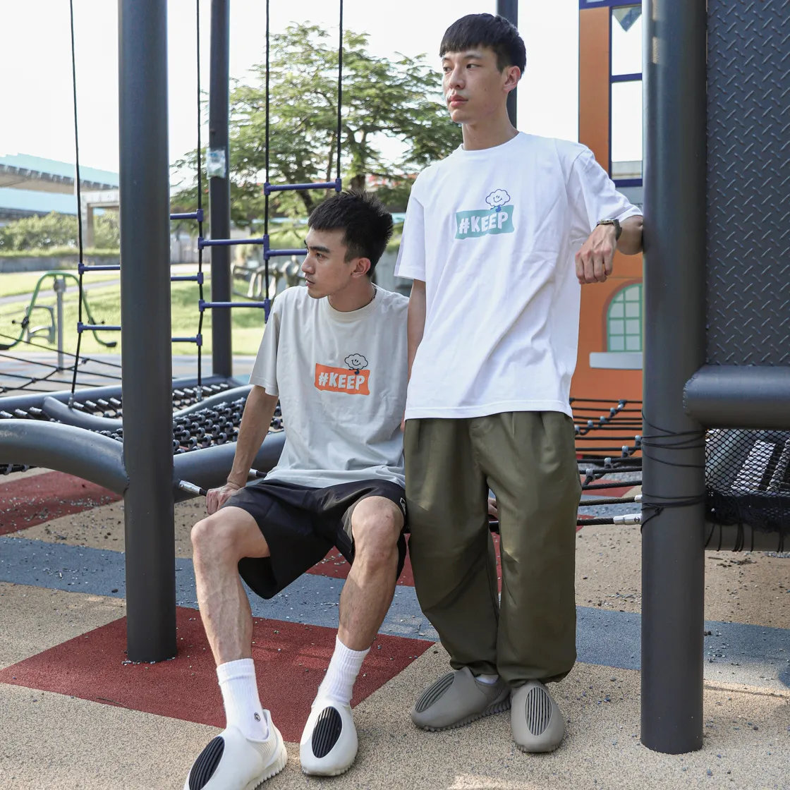 Kickstage #KEEP Bubble Cloud Smile Tee [KS172]