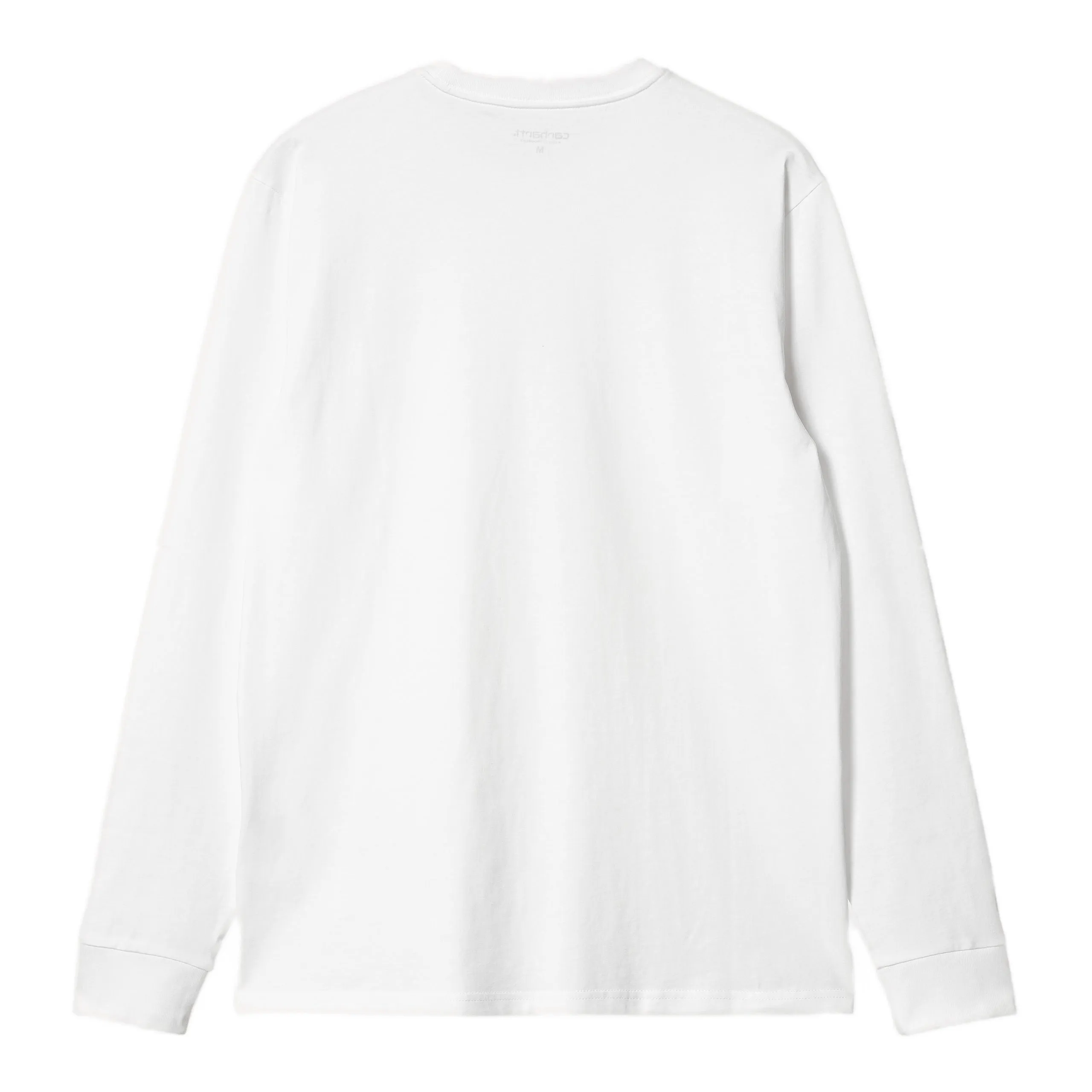 L/S POCKET T-SHIRT WHITE