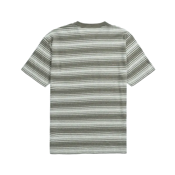 Norse Projects Johannes Spaced Stripe T-Shirt - Sediment Green