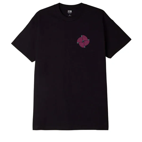 Obey Downward Spiral T-Shirt - Black
