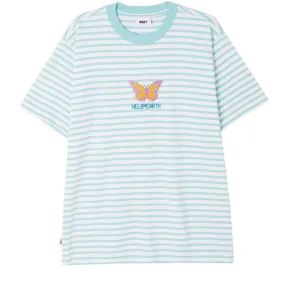 Obey Fisher T-Shirt - Tranquility Blue