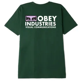 Obey Visual Communications T-Shirt - Forest Green