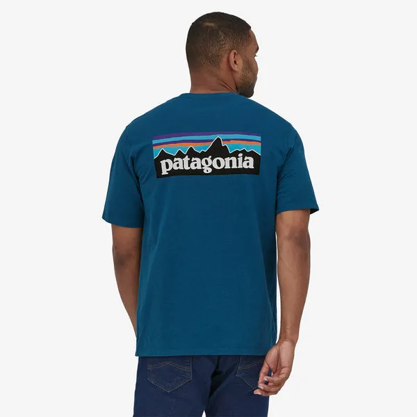 Patagonia P-6 T-Shirt - Wavy Blue