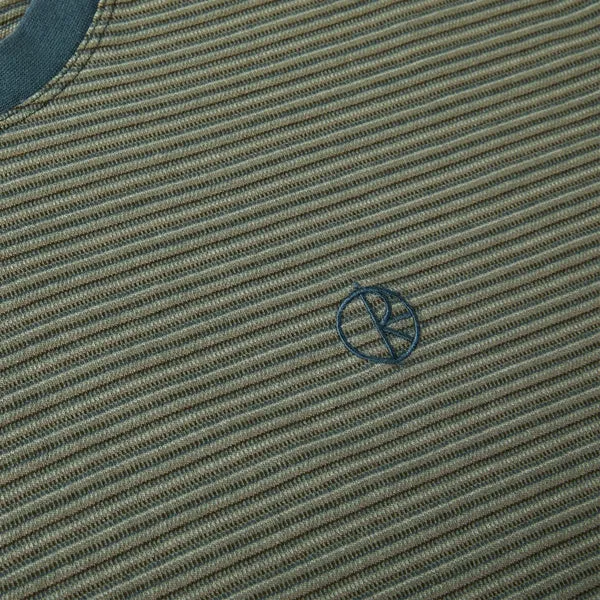 Polar Dizzy Stripe T-Shirt - Blue