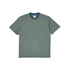Polar Dizzy Stripe T-Shirt - Blue