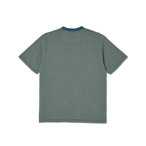 Polar Dizzy Stripe T-Shirt - Blue