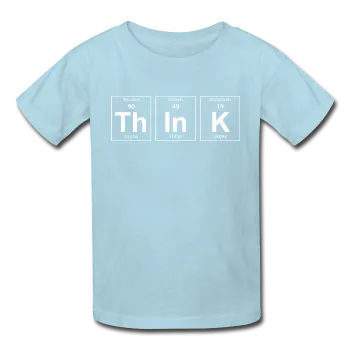 "ThInK" (white) - Kids' T-Shirt