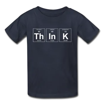 "ThInK" (white) - Kids' T-Shirt