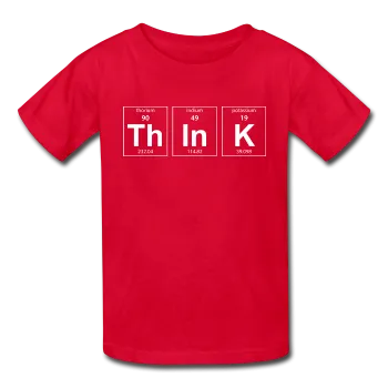 "ThInK" (white) - Kids' T-Shirt