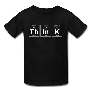 "ThInK" (white) - Kids' T-Shirt