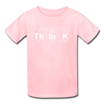 "ThInK" (white) - Kids' T-Shirt