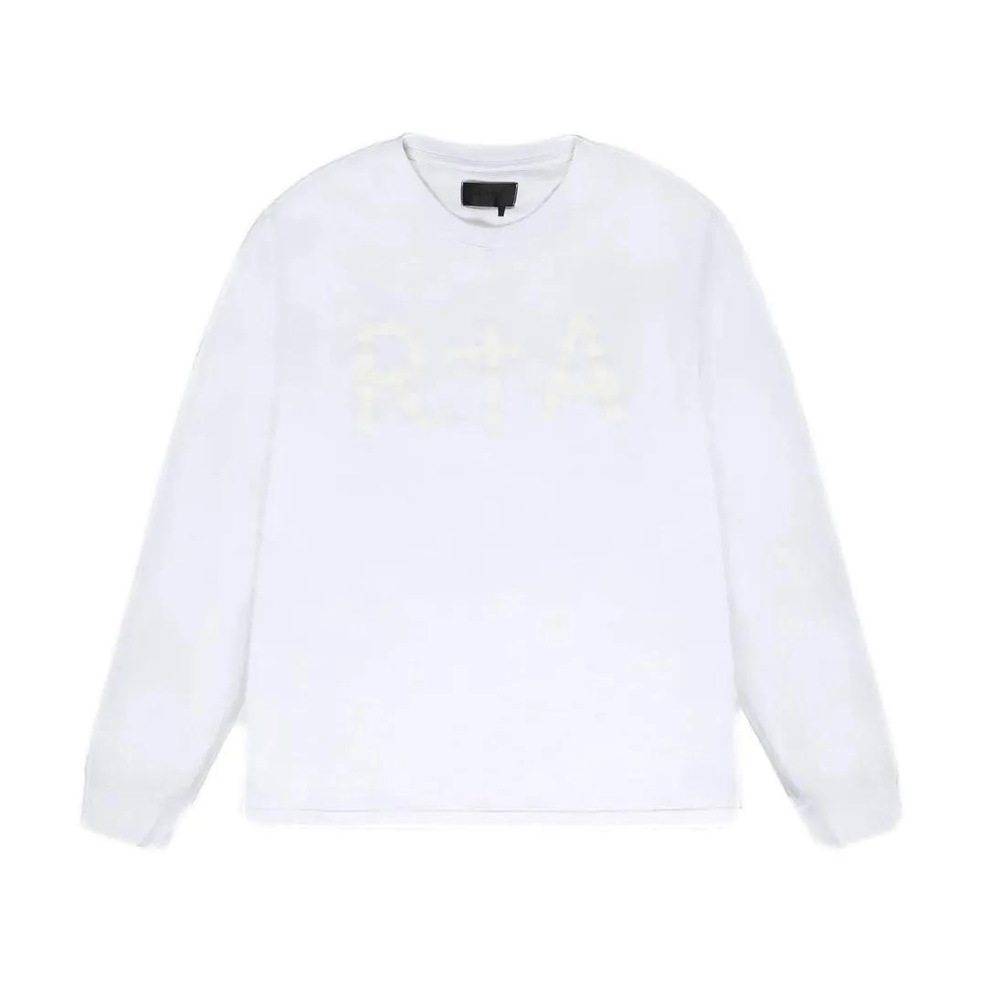 RTA LAWRENCE WHITE LONG SLEEVE T-SHIRT