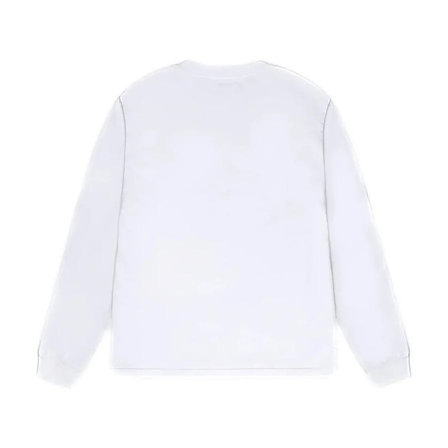 RTA LAWRENCE WHITE LONG SLEEVE T-SHIRT