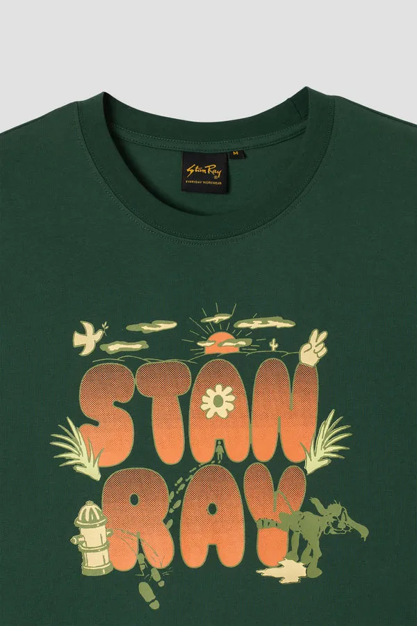 Stan Ray Double Bubble T-Shirt - Racing Green